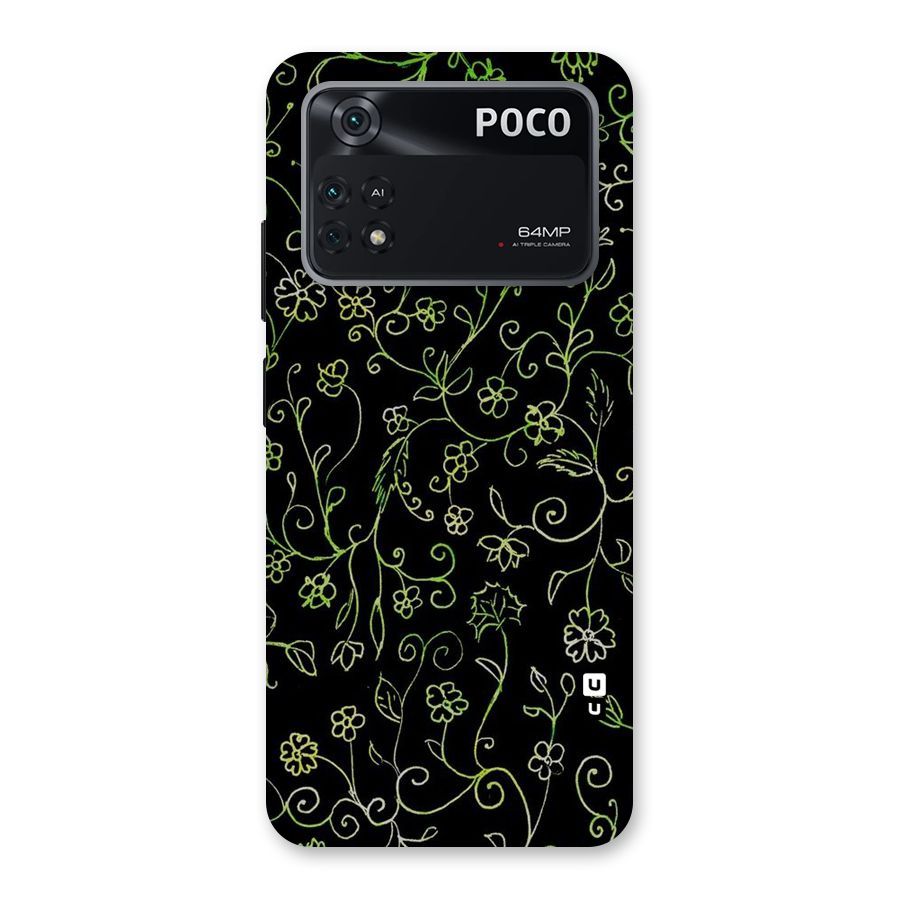 Green Leaves Back Case for Poco M4 Pro 4G