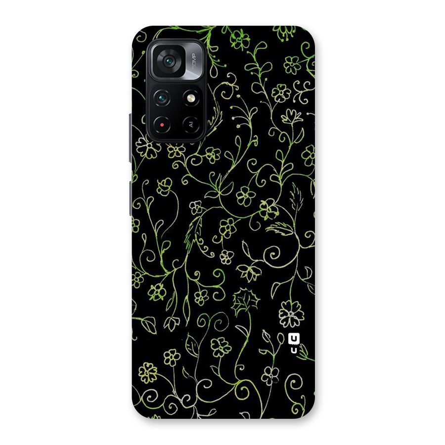 Green Leaves Back Case for Poco M4 Pro 5G
