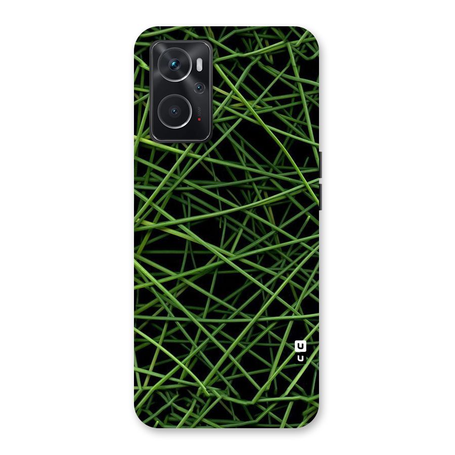 Green Lines Back Case for Oppo K10 4G