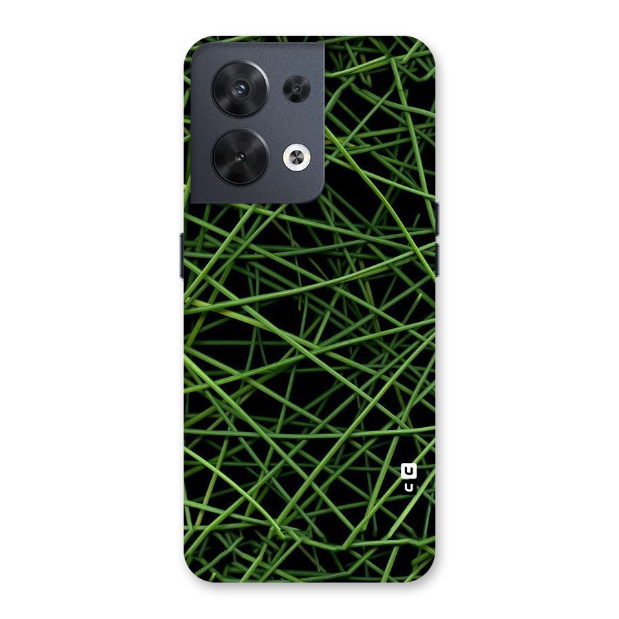 Green Lines Back Case for Oppo Reno8 5G