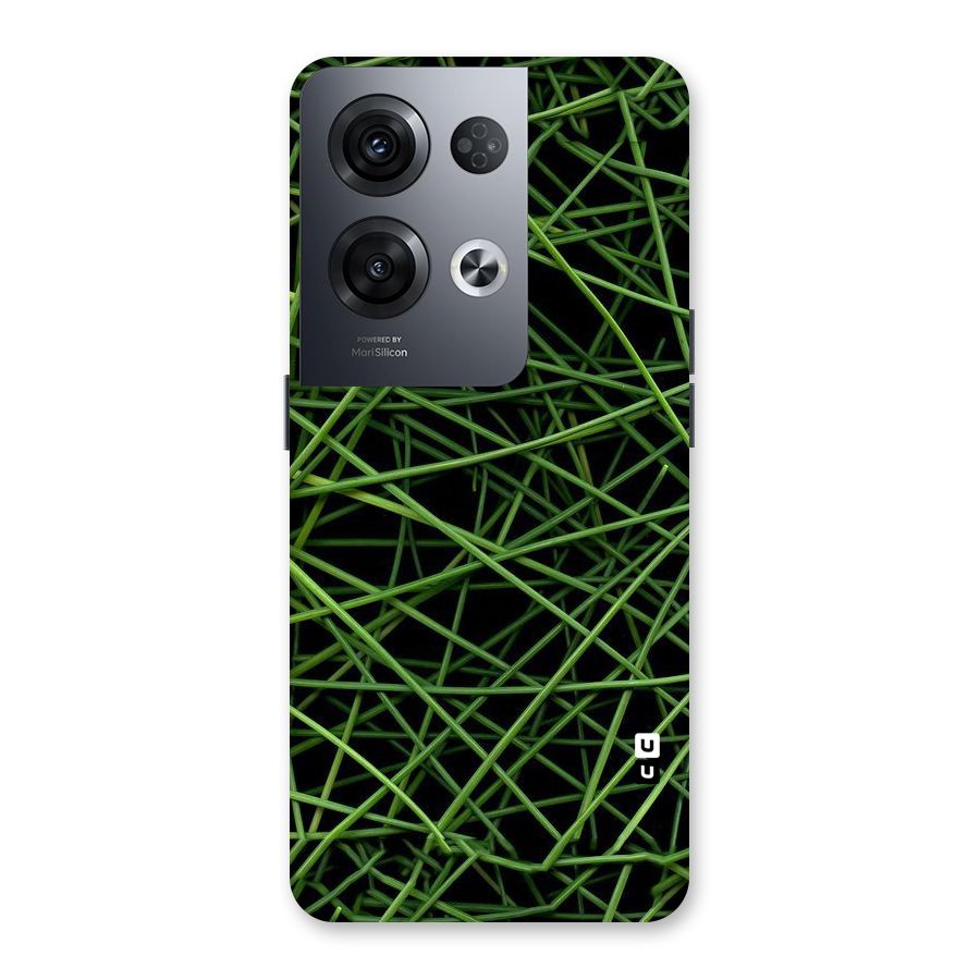 Green Lines Back Case for Oppo Reno8 Pro 5G
