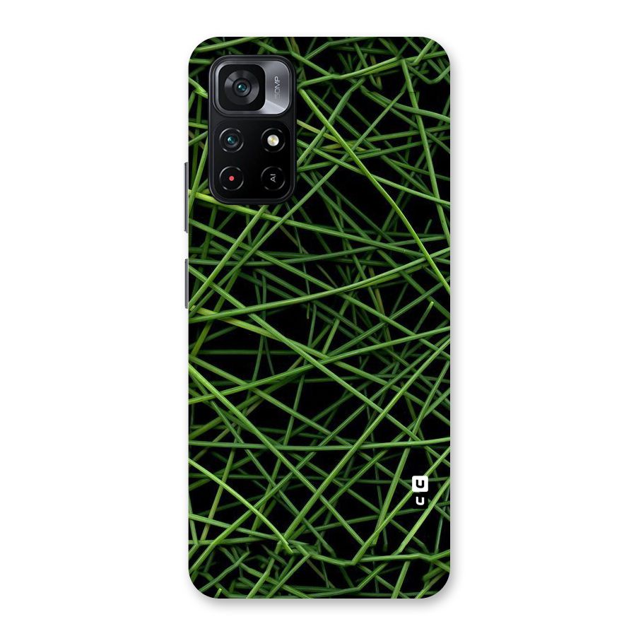 Green Lines Back Case for Poco M4 Pro 5G