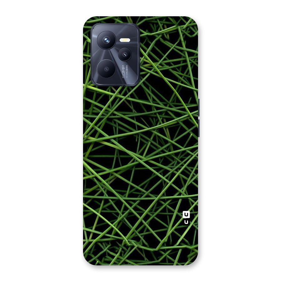 Green Lines Back Case for Realme C35