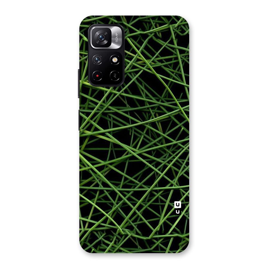 Green Lines Back Case for Redmi Note 11T 5G