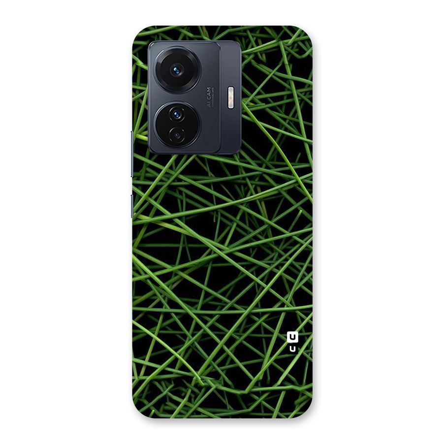 Green Lines Back Case for Vivo T1 Pro