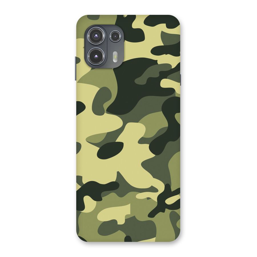 Green Military Pattern Back Case for Motorola Edge 20 Fusion