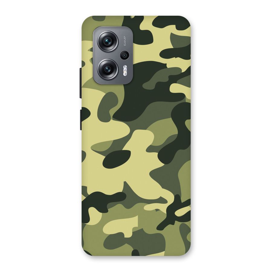 Green Military Pattern Back Case for Redmi K50i