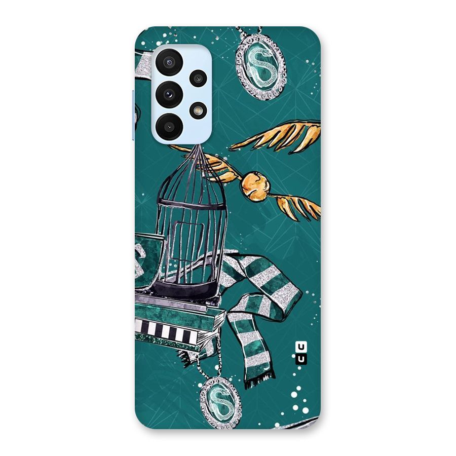 Green Scarf Back Case for Galaxy A23