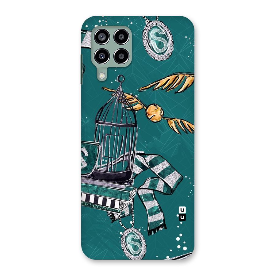 Green Scarf Back Case for Galaxy M33