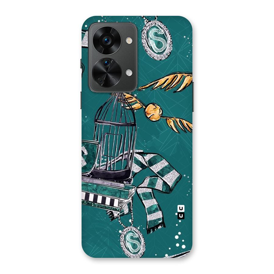Green Scarf Back Case for OnePlus Nord 2T