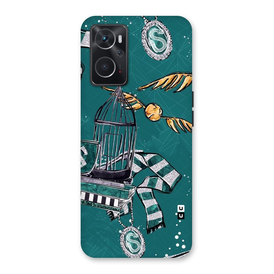 Green Scarf Back Case for Oppo K10 4G