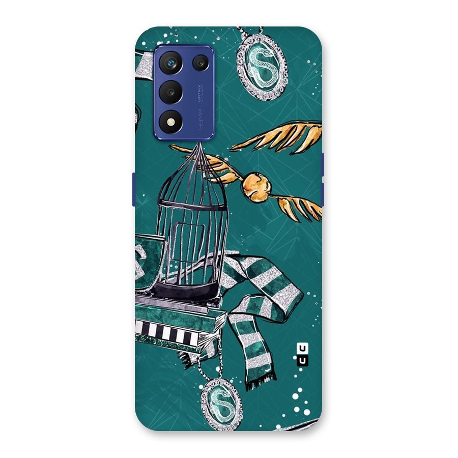 Green Scarf Back Case for Realme 9 5G Speed