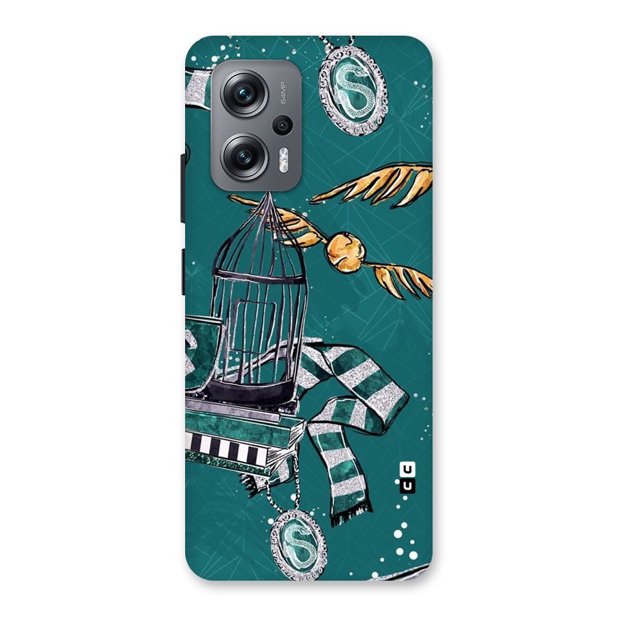 Green Scarf Back Case for Redmi K50i