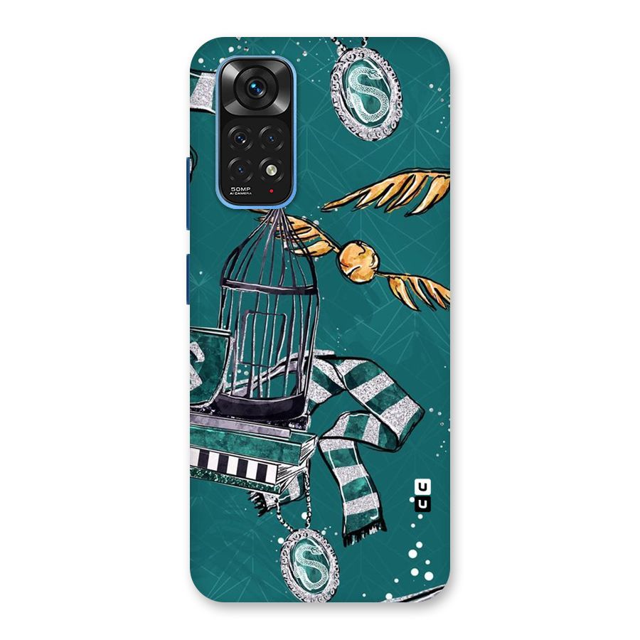 Green Scarf Back Case for Redmi Note 11S