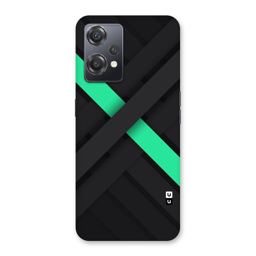 Green Stripe Diagonal Back Case for OnePlus Nord CE 2 Lite 5G