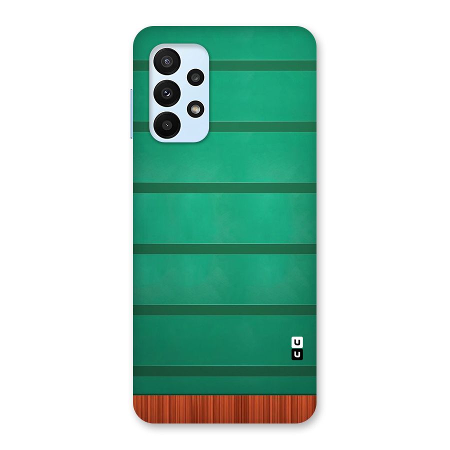 Green Wood Stripes Back Case for Galaxy A23