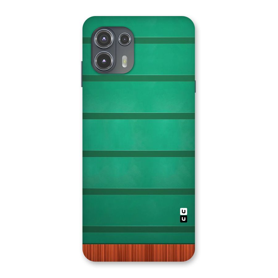 Green Wood Stripes Back Case for Motorola Edge 20 Fusion