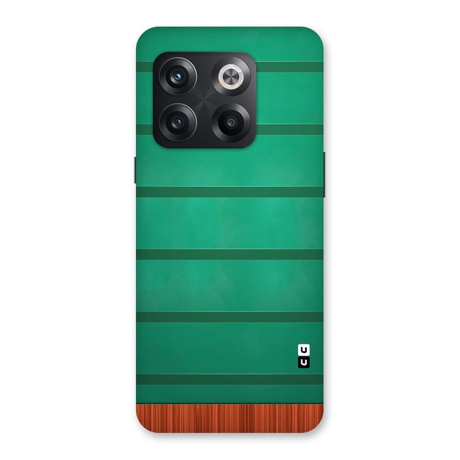 Green Wood Stripes Back Case for OnePlus 10T