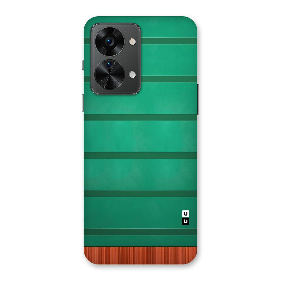 Green Wood Stripes Back Case for OnePlus Nord 2T