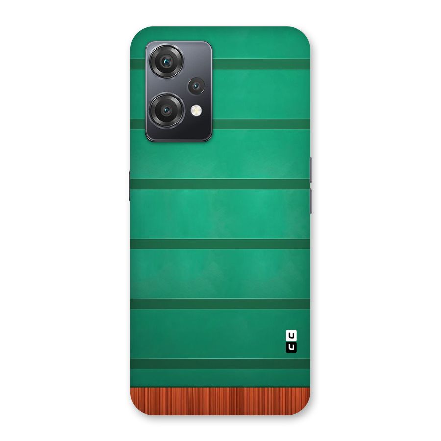 Green Wood Stripes Back Case for OnePlus Nord CE 2 Lite 5G
