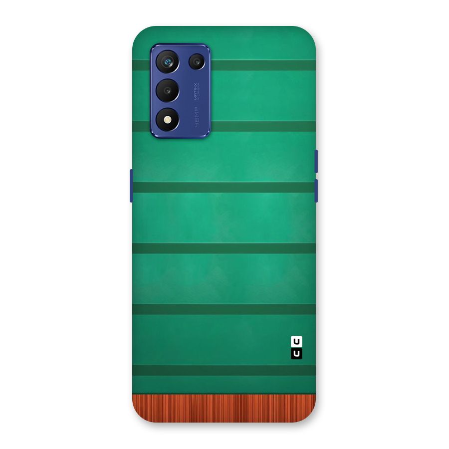 Green Wood Stripes Back Case for Realme 9 5G Speed