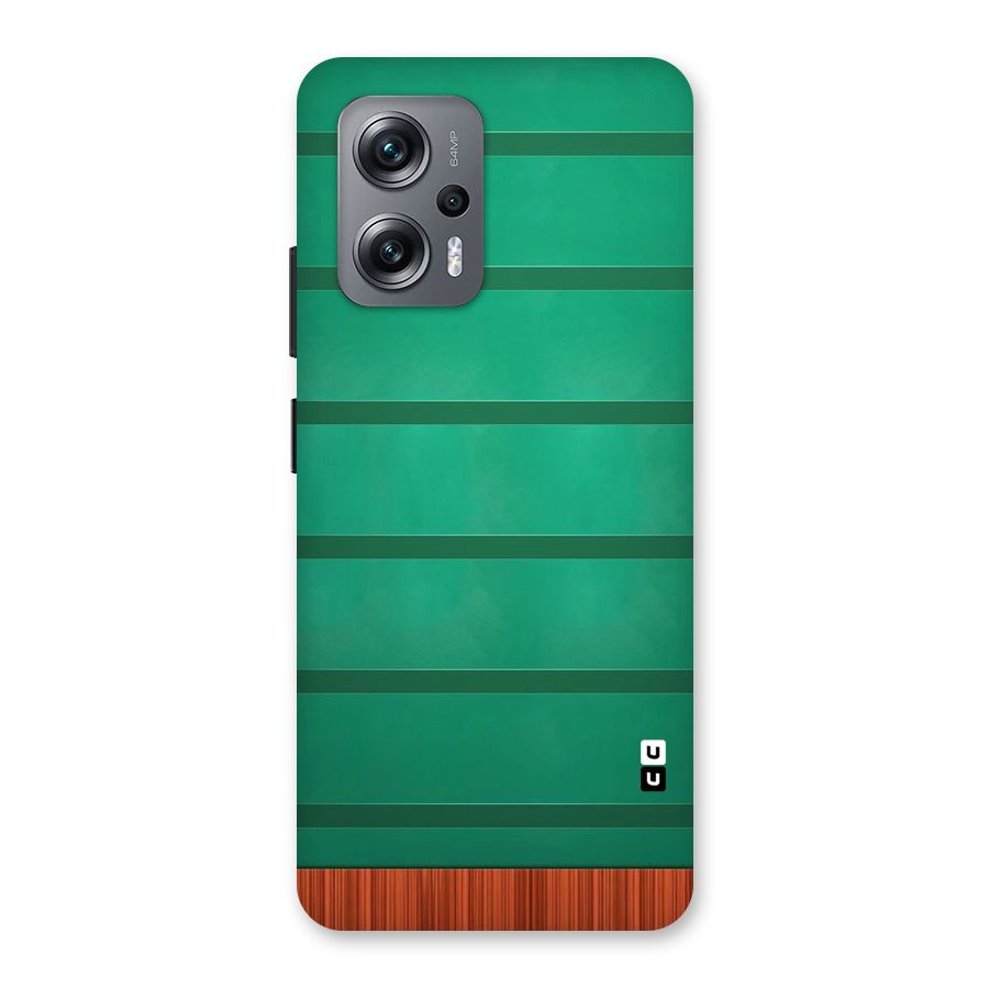 Green Wood Stripes Back Case for Redmi K50i