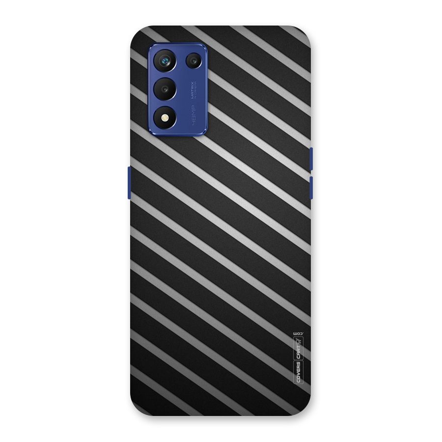 Grey And Black Stripes Back Case for Realme 9 5G Speed
