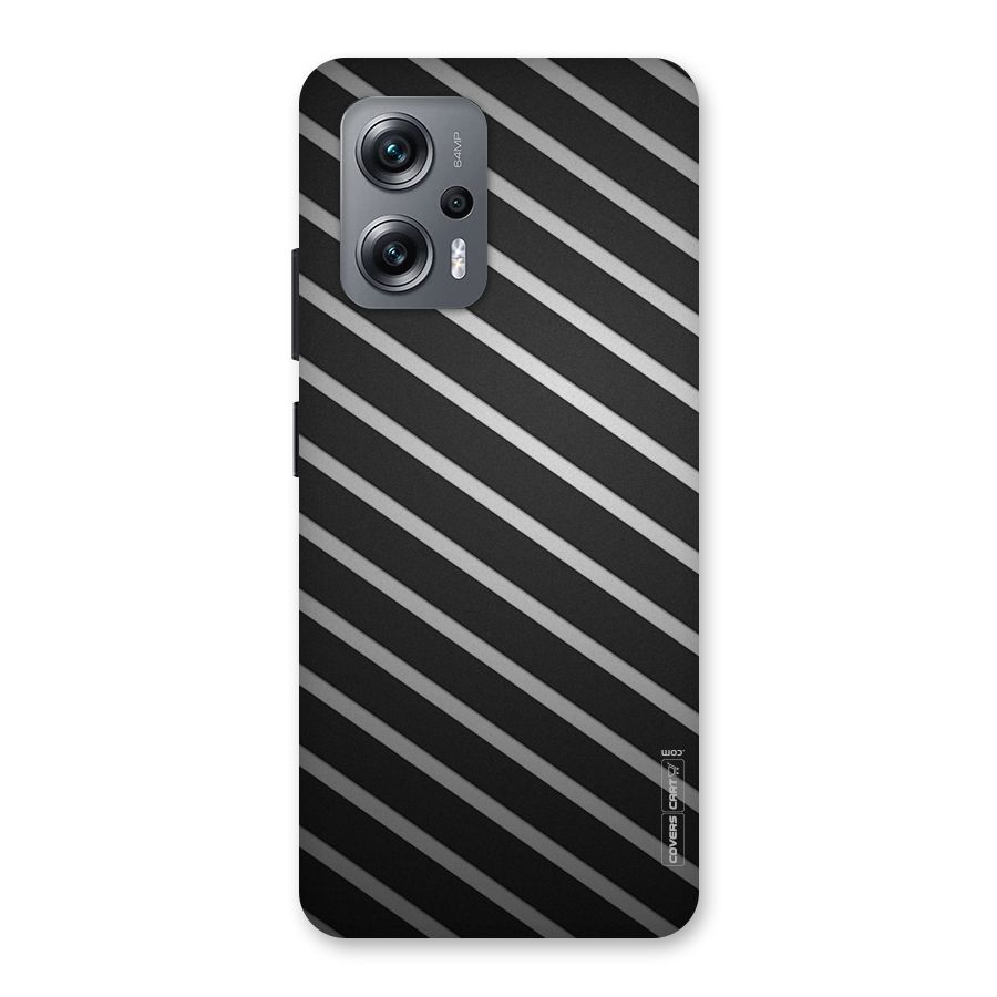 Grey And Black Stripes Back Case for Redmi K50i