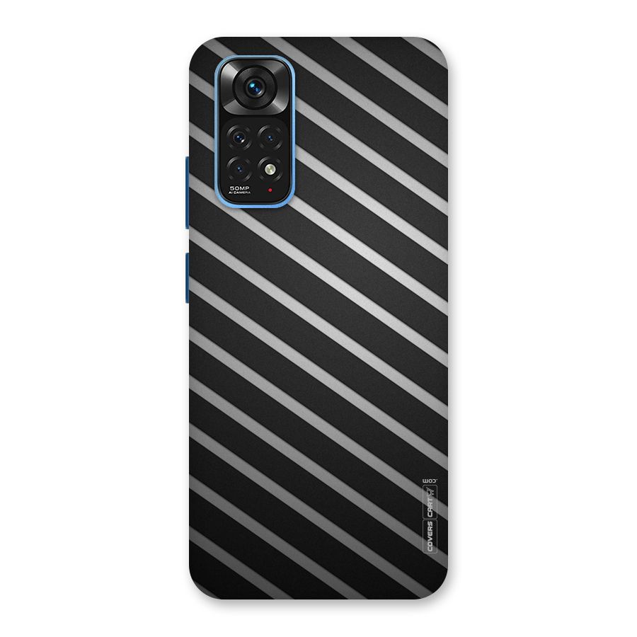 Grey And Black Stripes Back Case for Redmi Note 11S
