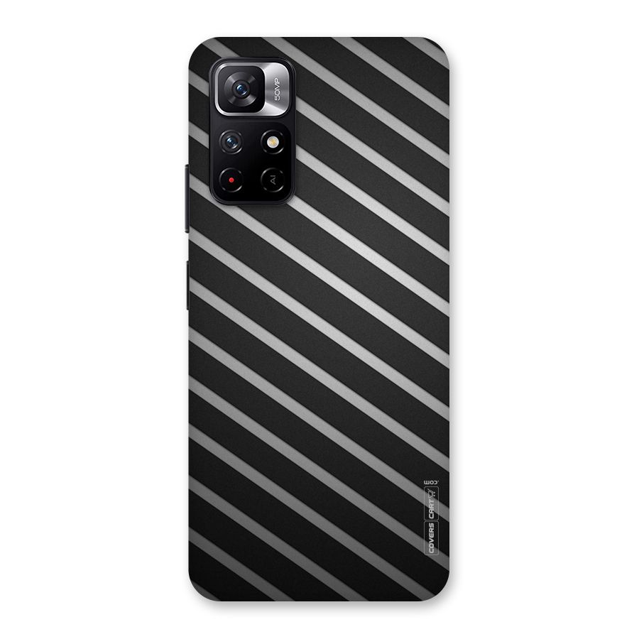 Grey And Black Stripes Back Case for Redmi Note 11T 5G