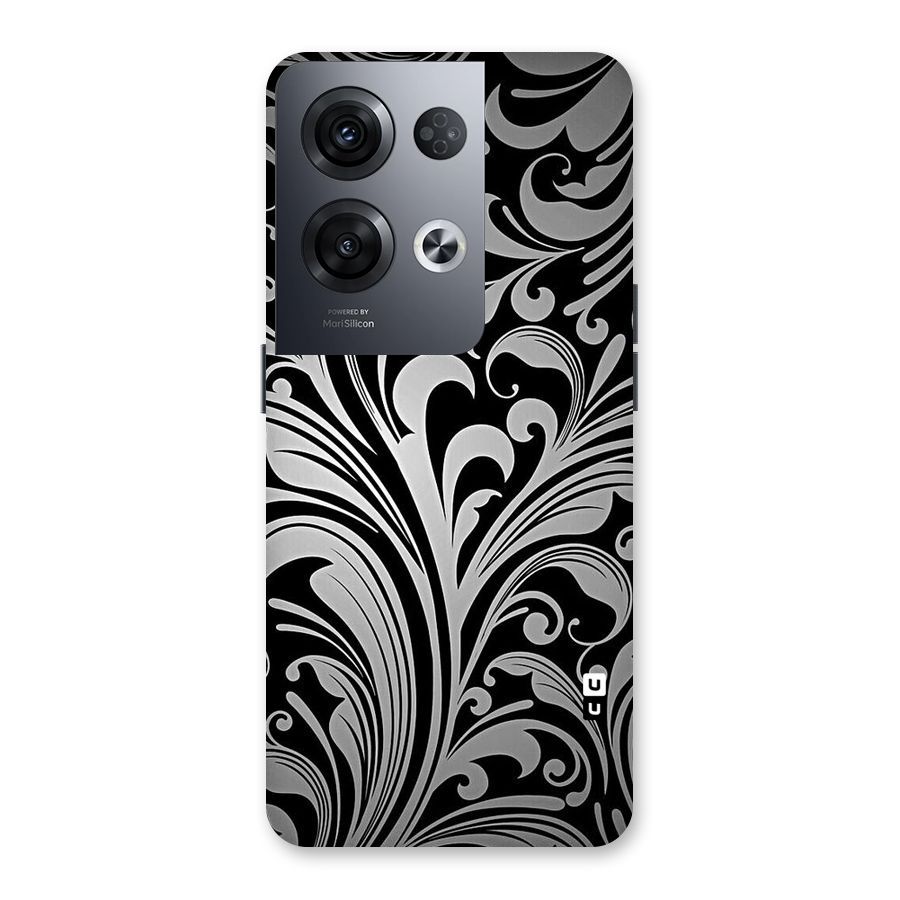Grey Beauty Pattern Back Case for Oppo Reno8 Pro 5G