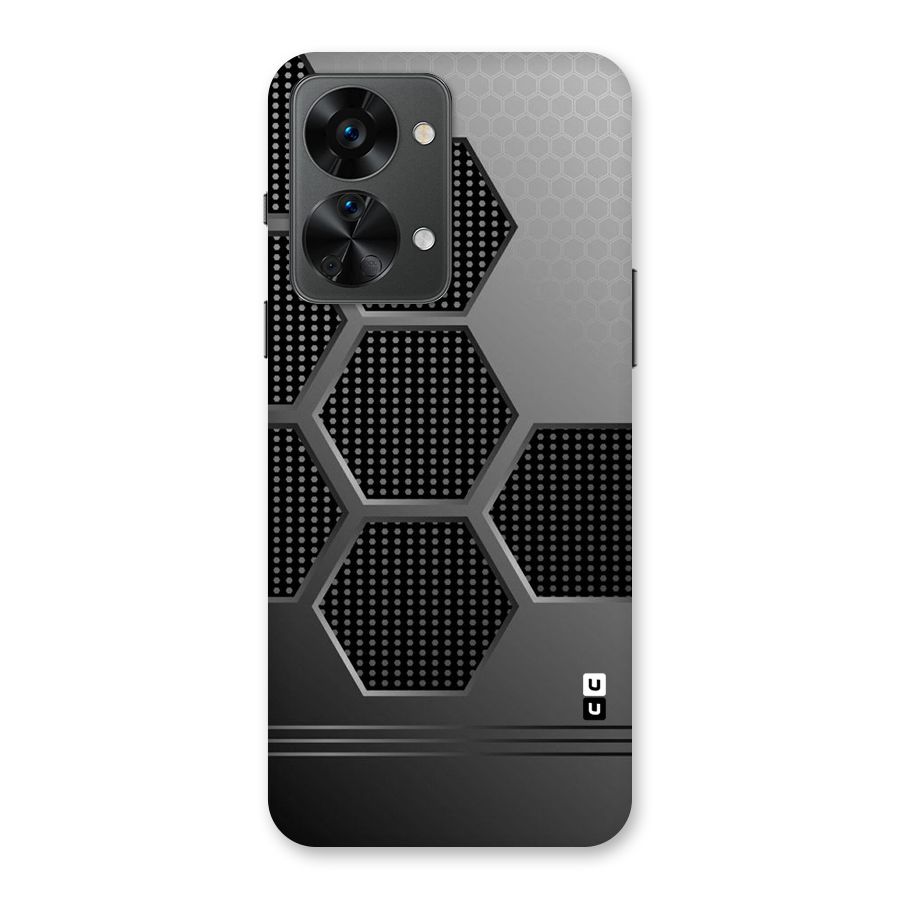 Grey Black Hexa Back Case for OnePlus Nord 2T