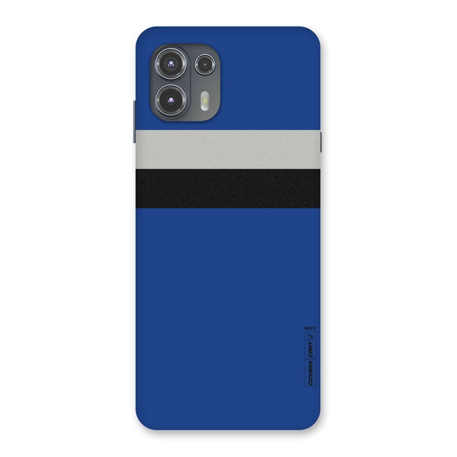 Grey Black Strips Back Case for Motorola Edge 20 Fusion