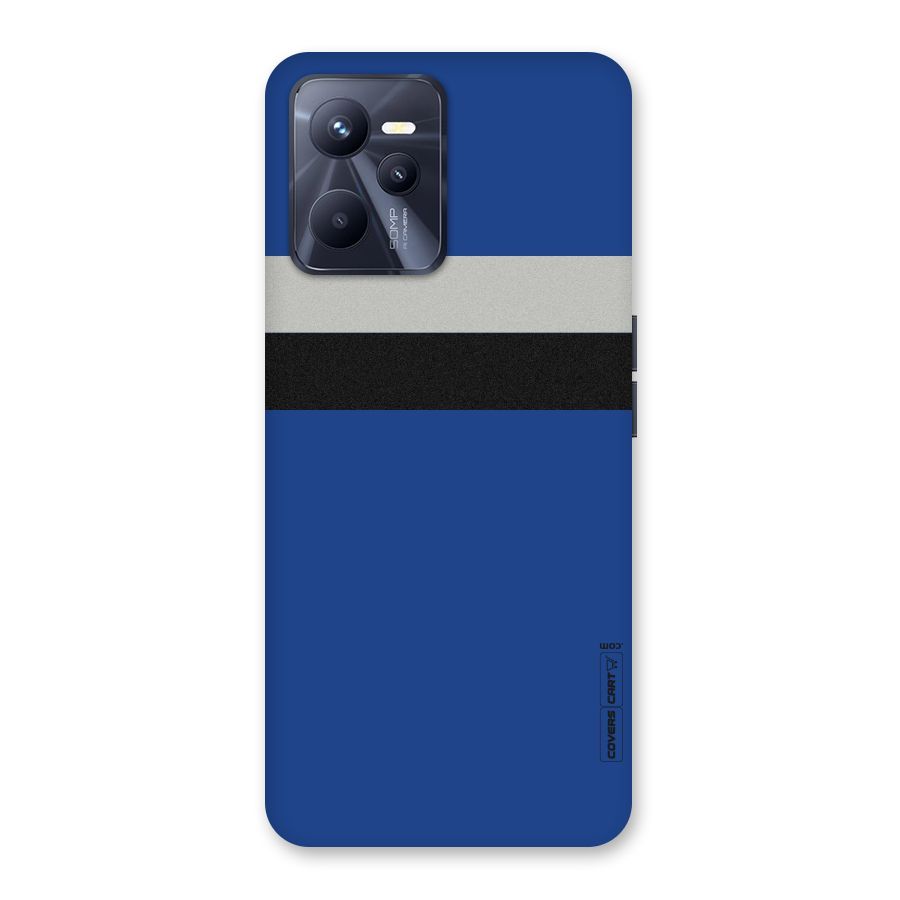 Grey Black Strips Back Case for Realme C35