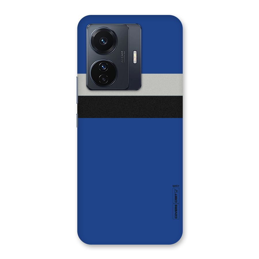 Grey Black Strips Back Case for Vivo T1 Pro