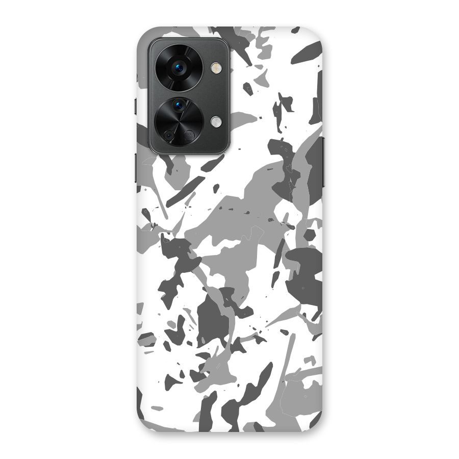 Grey Camouflage Army Back Case for OnePlus Nord 2T