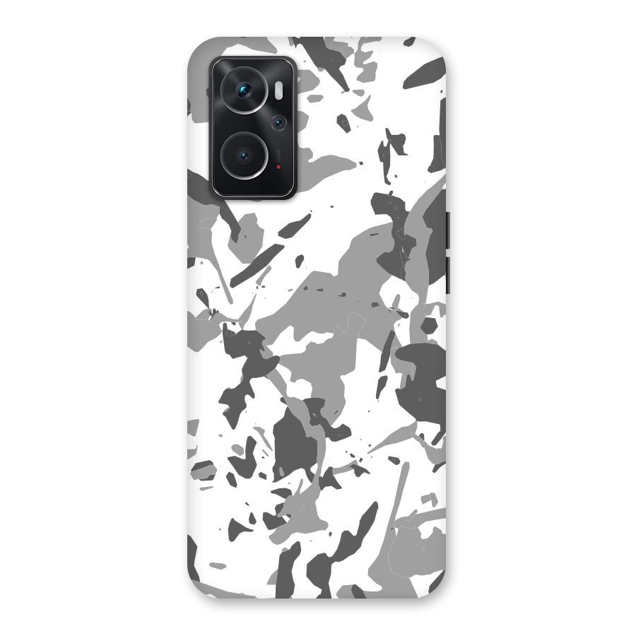 Grey Camouflage Army Back Case for Oppo K10 4G