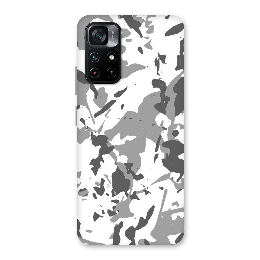 Grey Camouflage Army Back Case for Poco M4 Pro 5G