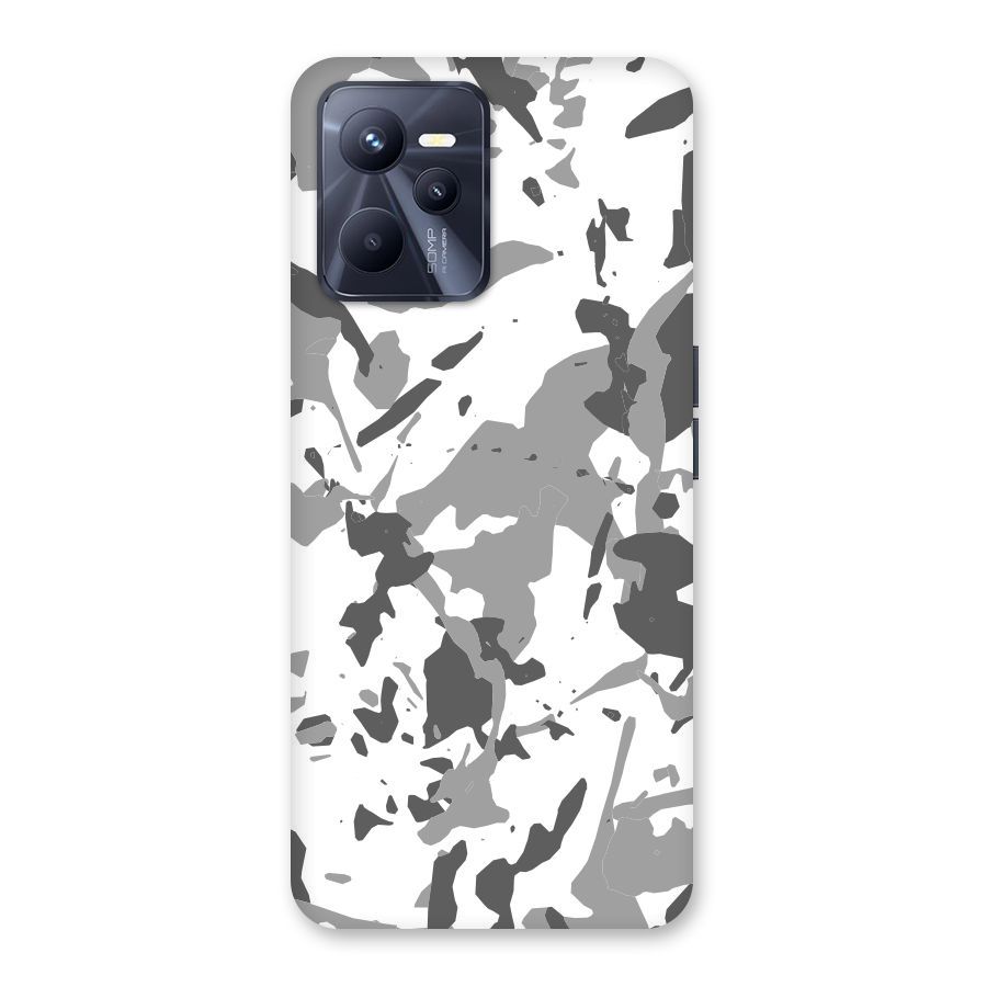 Grey Camouflage Army Back Case for Realme C35