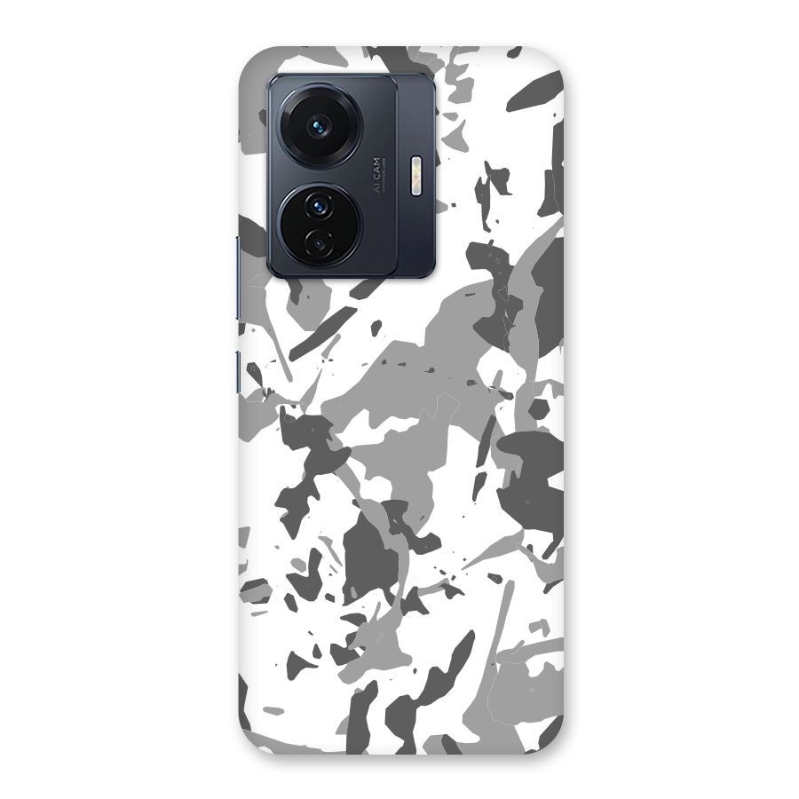 Grey Camouflage Army Back Case for Vivo T1 Pro