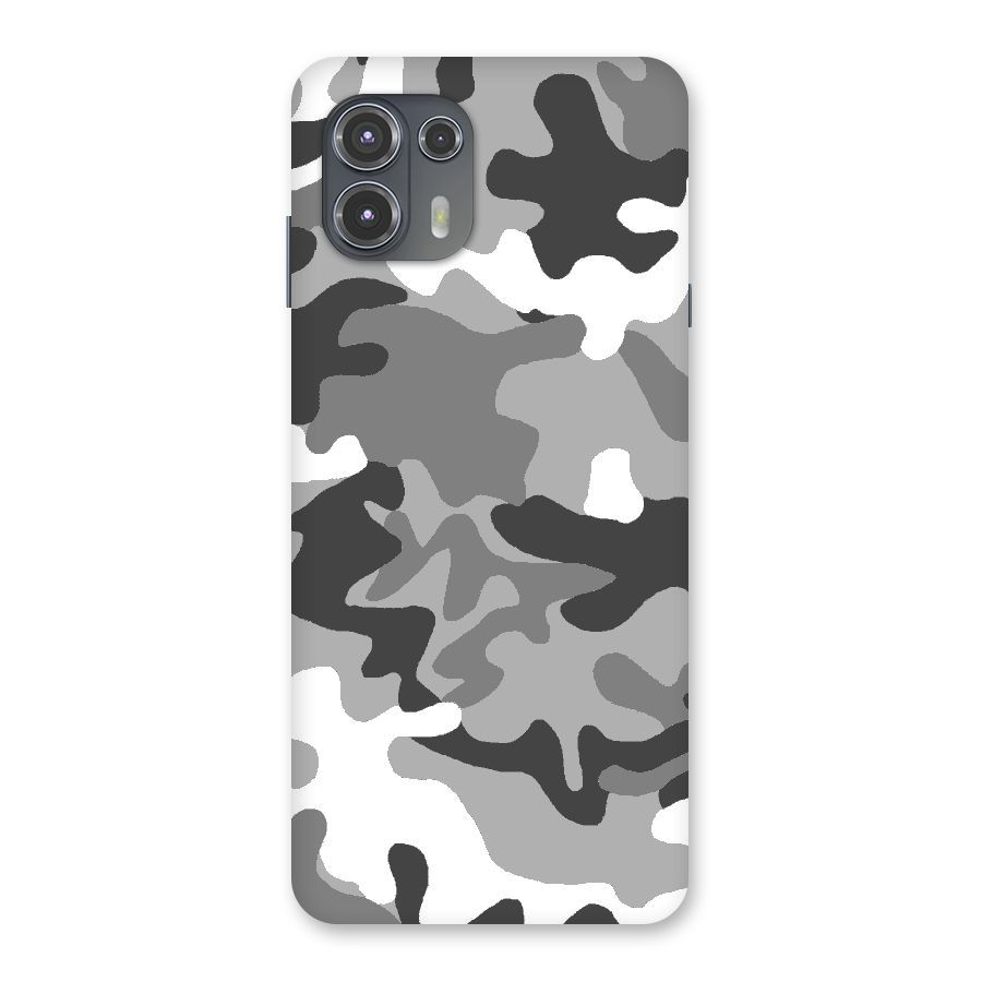Grey Military Back Case for Motorola Edge 20 Fusion