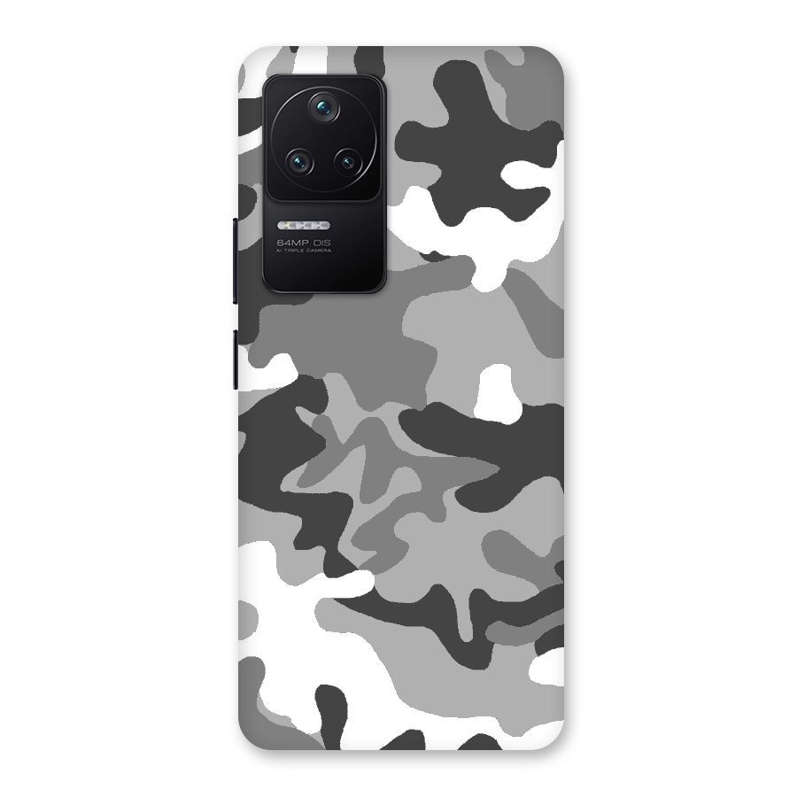Grey Military Back Case for Poco F4 5G
