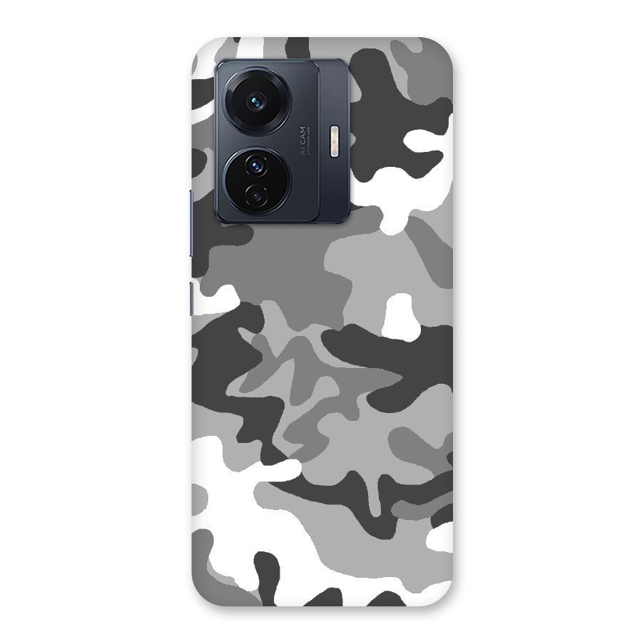 Grey Military Back Case for Vivo T1 Pro