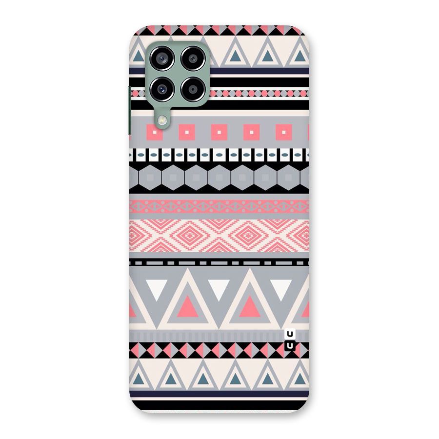 Grey Pink Pattern Back Case for Galaxy M33