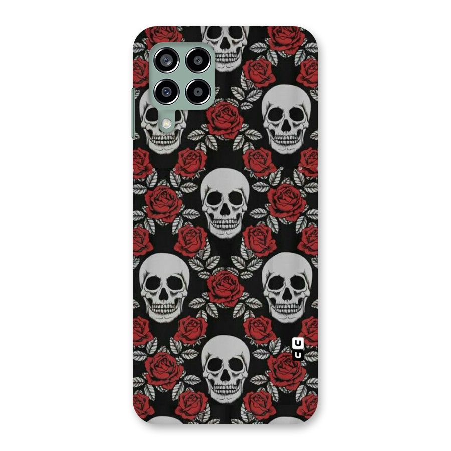 Grey Skulls Back Case for Galaxy M33