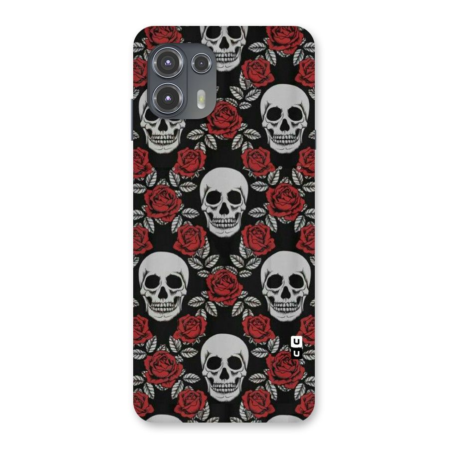 Grey Skulls Back Case for Motorola Edge 20 Fusion