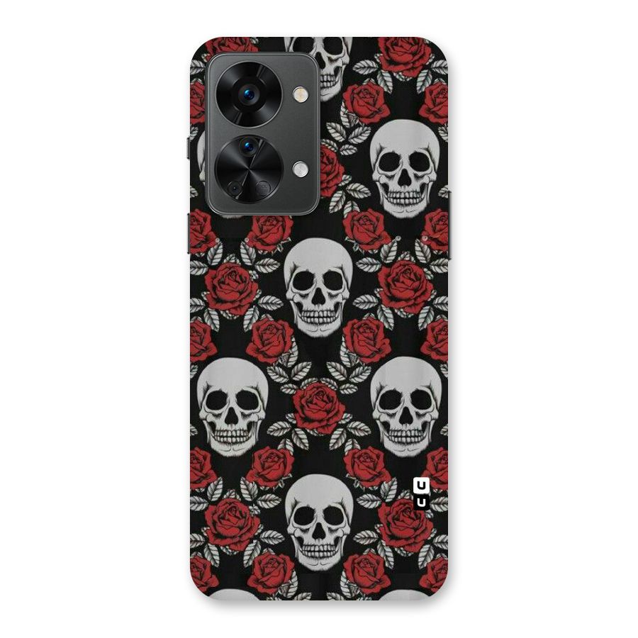 Grey Skulls Back Case for OnePlus Nord 2T