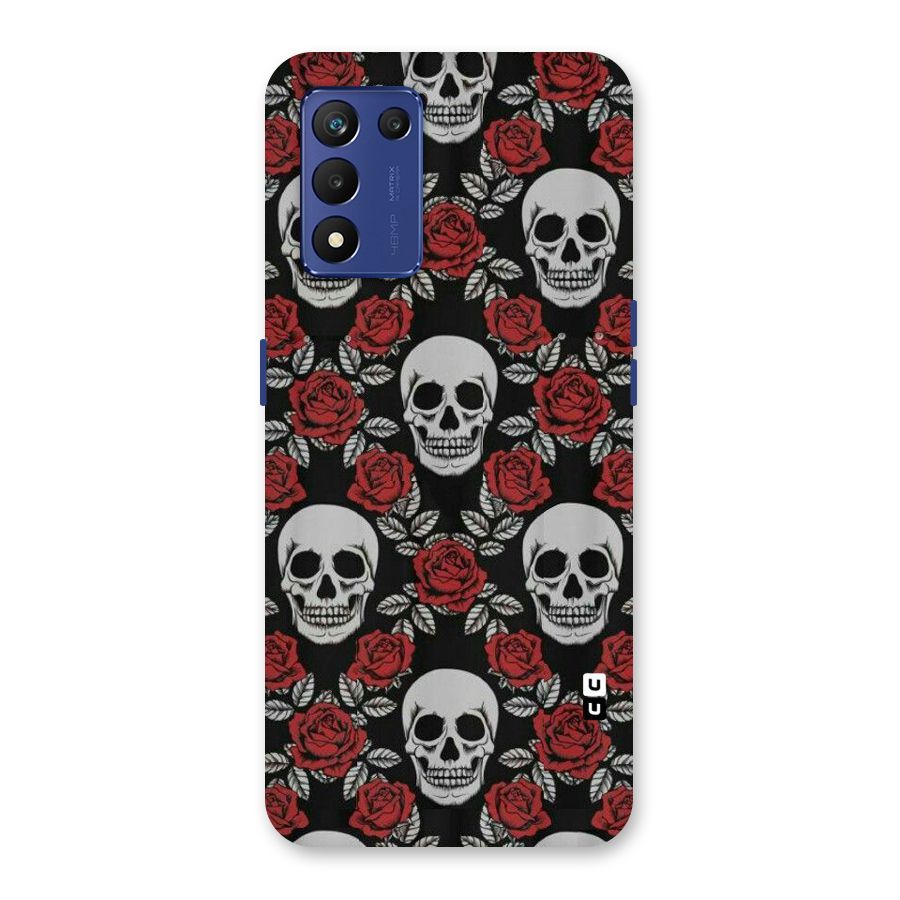 Grey Skulls Back Case for Realme 9 5G Speed