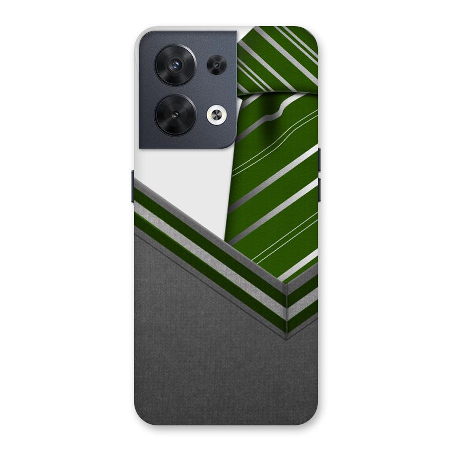 Grey Sweater Back Case for Oppo Reno8 5G