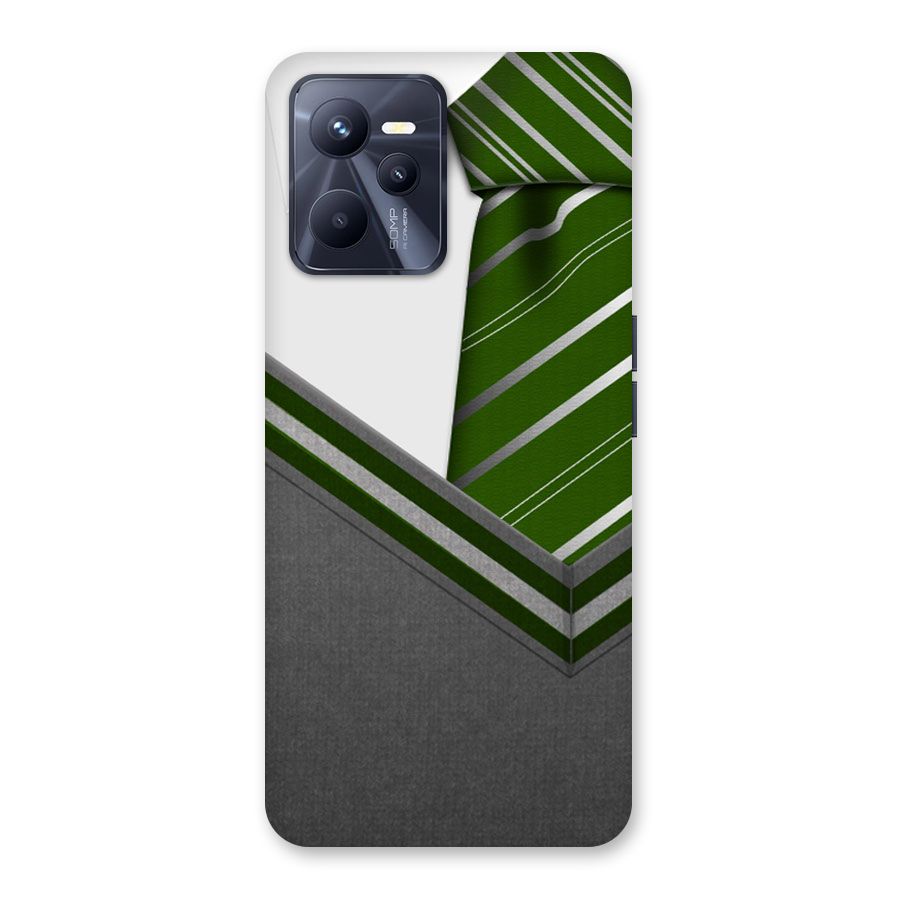 Grey Sweater Back Case for Realme C35